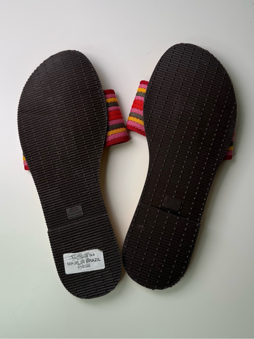 Havaianas You Malta Mix Flip Flop Sandal Slides Orange Citrus Women’s Size 9/10 - Picture 16 of 16